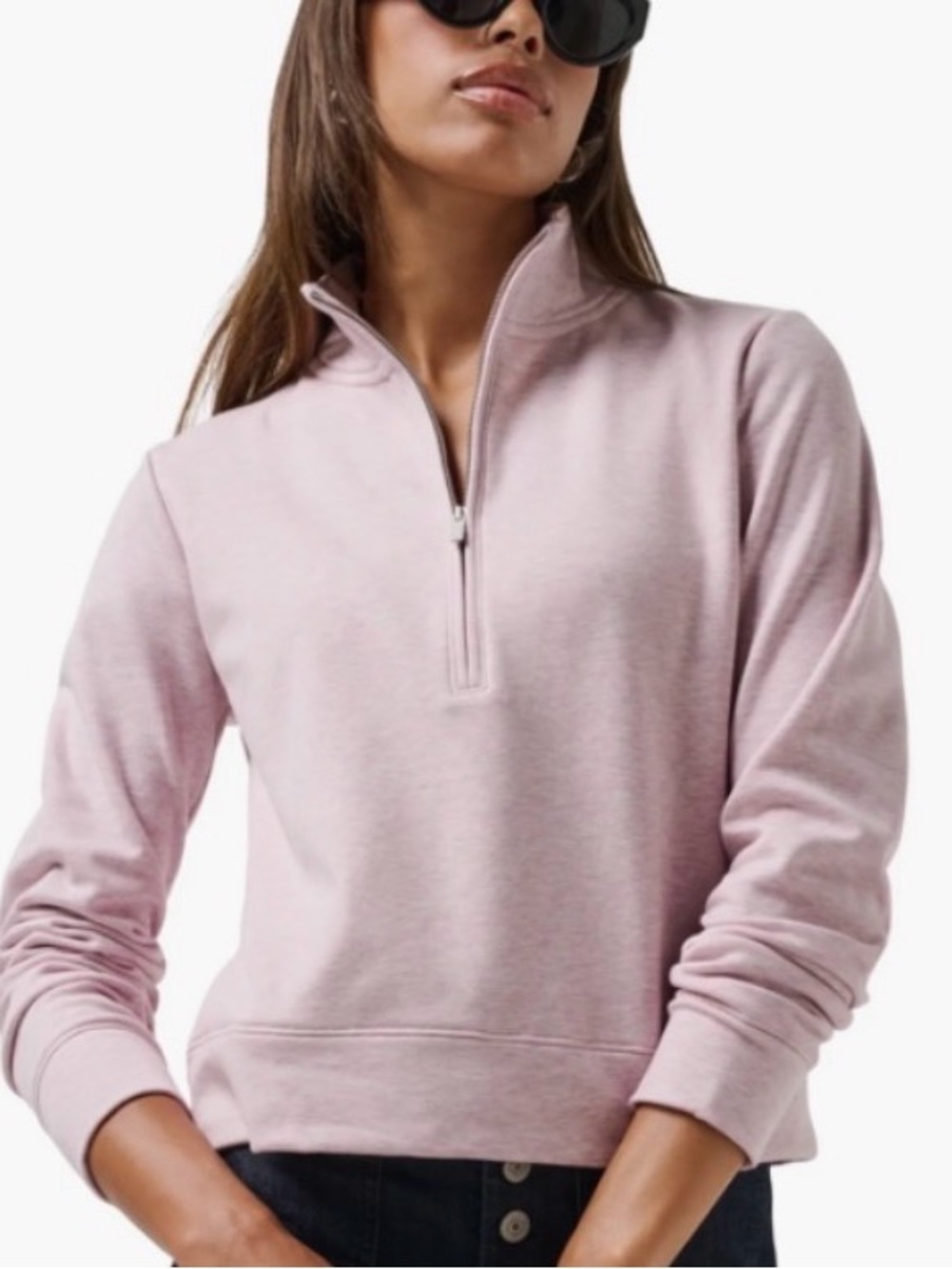 Travis Mathew Half-Zip Cloud Fleece Pullover